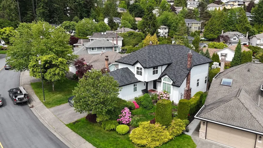mi casa aerial house view